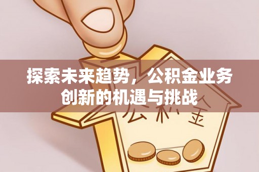 平和探索未来趋势，公积金业务创新的机遇与挑战